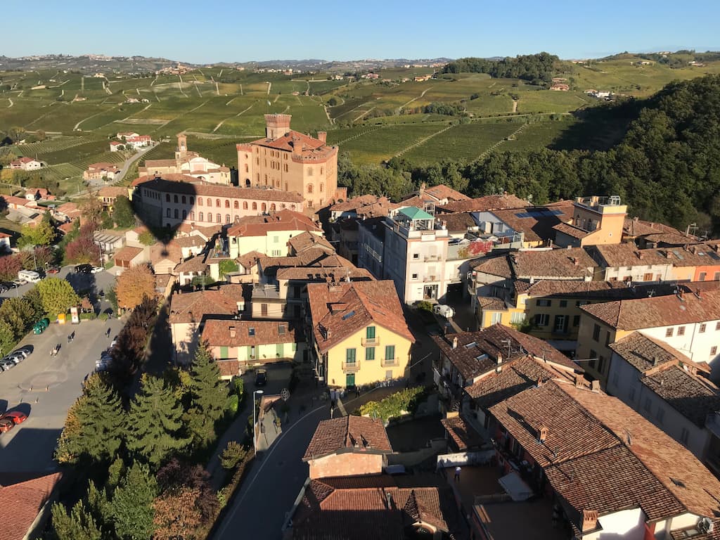 Volo in mongolfiera barolo