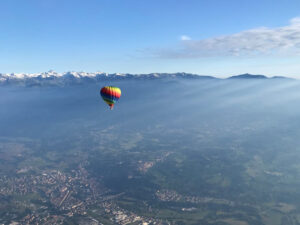 Hot air balloon flight in Piedmont